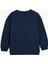 Sweatshirt Köpek Işlemeli Bisiklet Yaka Uzun Kollu 2