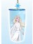 Disney Frozen Lisanslı Plastik Pipetli Termos (530ML) 1