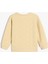 Sweatshirt Yıldız Detaylı Dokulu Bisiklet Yaka Uzun Kollu 2
