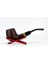 Half Bent Apple Briar (Gül Kökü) 9 mm Filtreli El Yapımı Pipo - Kahverengi 1743 1