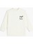 Sweatshirt Yarım Balıkçı Yaka Köpek Baskılı Dokulu 1