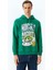 Kapşonlu Şardonlu Pamuk Karışımlı Lisanslı Rick And Morty Sweatshirt 3