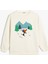 Sweatshirt Kayak Baskılı Bisiklet Yaka Uzun Kollu Şardonlu 1