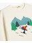 Sweatshirt Kayak Baskılı Bisiklet Yaka Uzun Kollu Şardonlu 3