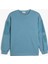 Sweatshirt Uzun Kollu Bisiklet Yaka Cep Detaylı Pamuklu 1