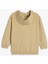 Oversize Kapşonlu Fermuarlı Sweatshirt Cepli Uzun Kollu Pamuklu Şardonlu 2