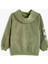 Oversize Polar Kapşonlu Sweatshirt Işlemeli Kanguru Cepli Uzun Kollu 2