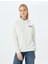 Arkası Baskılı Kapüşonlu Uzun Kollu Sweatshirt 3