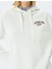 Arkası Baskılı Kapüşonlu Uzun Kollu Sweatshirt 5