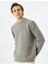 Bisiklet Yaka Pamuk Karışımlı Atatürk Baskılı Sweatshirt 1