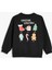 Sweatshirt Yılbaşı Temalı Baskı Detaylı Uzun Kollu Bisiklet Yaka 4