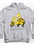 Baba-Oğul Futbol Kapüşonlu Sweatshirt Gri 1