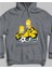 Baba-Oğul Futbol Kapüşonlu Sweatshirt Gri 3