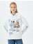 Kolej Baskılı Kapüşonlu Oversize Sweatshirt 3