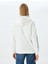 Kolej Baskılı Kapüşonlu Oversize Sweatshirt 4