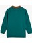 Gömlek Yaka Sweatshirt Baskı Detaylı Uzun Kollu 2
