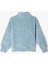 Kadife Sweatshirt Dik Yaka Yarım Fermuarlı Uzun Kollu 2