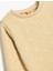 Sweatshirt Yıldız Detaylı Dokulu Bisiklet Yaka Uzun Kollu 3