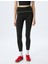 Yüksek Bel Biyeli Slim Fit Spor Tayt Interlok 3