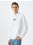 Kapşonlu Pamuklu Baskılı Sweatshirt 3