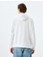 Kapşonlu Pamuklu Baskılı Sweatshirt 4