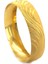 Altın Kaplama Dalgalı Çizgili 1.5 cm Bilezik BLZ-3058 1
