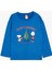 Yılbaşı Temalı Snoopy Baskılı Lisanslı Sweatshirt Uzun Kollu Bisiklet Yaka Pamuklu 1