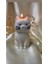 Arescollection Dekoratif Hediyelik Kokusuz Kedi Mum 3