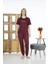 24136 Kadın Kısa Kollu Yazlık Penye Pijama Takımı 1