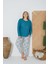 24077 Kadın Uzun Kollu Pijama Takımı 3
