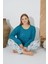24077 Kadın Uzun Kollu Pijama Takımı 5