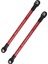 2 Adet Alüminyum Itme Çubuğu Bağlantı Çubuğu 5318X 5318 Kırmızı-Anodize 1/10 Traxxas E-Revo Zirvesi Revo Rc Araba Yükseltme Parçaları (Yurt Dışından) 1