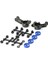 2 Adet Metal Arka C-Hub Taşıyıcı Tekeri Blok IFW608B Kyosho MP10 1/8 Rc Araba Yükseltme Parçaları Aksesuarları (Yurt Dışından) 1