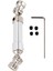 Metal Arka Tahrik Mili Cvd Wltoys 12428 12423 1/12 Rc Araba Paletli Kısa Kulvar Kamyon Yükseltme Hop-Up Parçaları, Gümüş (Yurt Dışından) 1