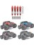 4pcs Traxxas Için Metal Ön ve Arka Şok Emicisi Traxxas Latrax Teton Çöl Prerunner Sst 1/18 Rc Kamyon Araba Yükseltme Parçaları, A (Yurt Dışından) 9