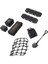 Evrensel 8 Adet/takım Simüle Dekorasyon Bavul Bagaj Net Kürek Trx4 SCX10 90046 1/10 Rc Araba Aksesuarları Turuncu (Yurt Dışından) 2