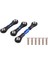 3 Adet Metal Direksiyon Çubuğu Bağlantı Çubuğu Rot Tamiya Tt-01 TT01 1/10 Rc Araba Yükseltme Parçaları Aksesuarları, Mavi (Yurt Dışından) 1