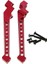Alüminyum Arka Şasi Brace Tower 9521 1/8 Traxxas Kızak 95076-4 Rc Araba Yükseltme Parçaları Aksesuarları, Kırmızı (Yurt Dışından) 1