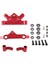 1/5 Arrma Kraton 8s Blx Outcast 8s Blx Kraton Exb Silindir Yükseltme Parçaları Aksesuarları Için Metal Direksiyon Montaj Seti, Kırmızı (Yurt Dışından) 2