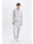 X8283 Regular Fit Kapüşonlu Içi Yumuşak Tüylü Basic Düz Sweatshirt 2