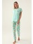 3403 Callım Kadın Kısa Kol Pijama Takımı 2