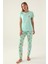 3403 Callım Kadın Kısa Kol Pijama Takımı 3