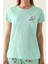 3403 Callım Kadın Kısa Kol Pijama Takımı 4