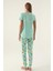 3403 Callım Kadın Kısa Kol Pijama Takımı 5
