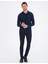 Erkek Lacivert Slim Fit Basic Sweatshirt 50241551-VR033 4