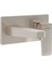 Root Square A4273834 Ankastre Lavabo Bataryası, Sıva Üstü, Fırçalı Nikel 1
