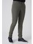 Barreiro P1036 Slim Fit Twis Bağcıklı Likralı Jogger Pantolon Haki 3