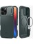 iPhone 16 Pro ile Uyumlu Kamera Korumalı MagSafe Kılıf Optik Armor Hava Kanalı Teknolojisi™ Askeri Sınıf Koruma MagFit Abyss Green Dokulu Yüzey Kapak - ACS08150 2