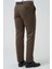 Amora P1031 Slim Fit Pamuklu Kadife Pantolon Toprak 4