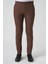 Alverca Do Ribatejo P1028 Slim Fit Kumaş Pantolon Kahve 1